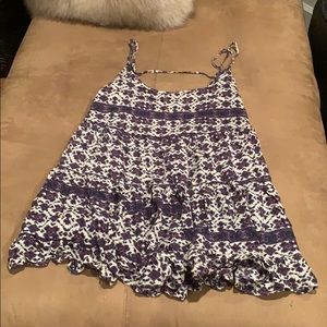 White & Purple Brandy Melville dress
